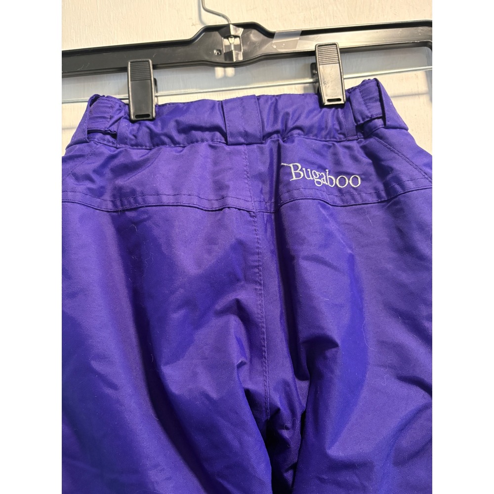 Columbia Bugaboo Omni-Heat Purple Snow Pants Kids XXS 4/5 Waterproof Ski Trouser - Picture 8 of 16